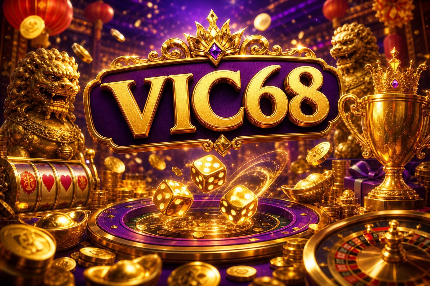 Bốn trò chơi nổi bật tại VIC68 gồm Dragon Hatch, Ali Baba, Starlight Princess và Mahjong Ways